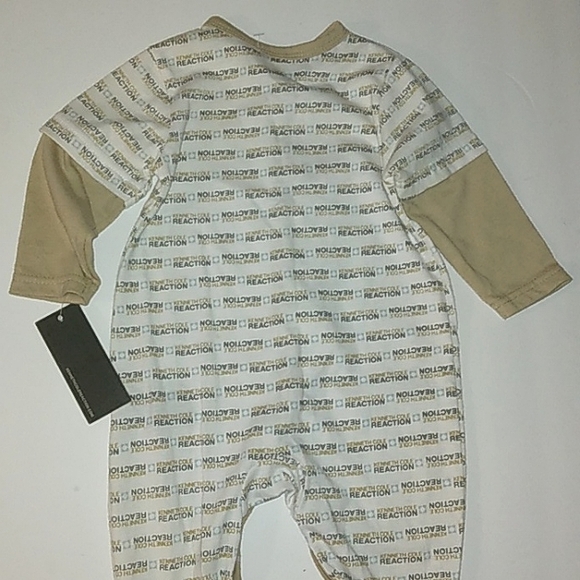 ☆NWT☆KENNETH COLE REACTION Infants 6/9mo Unisex Coverall Sleeper Layette☆ - Picture 7 of 11